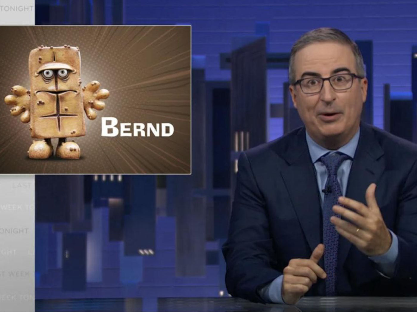 Bernd das Brot featured on John Oliver’s Late Night