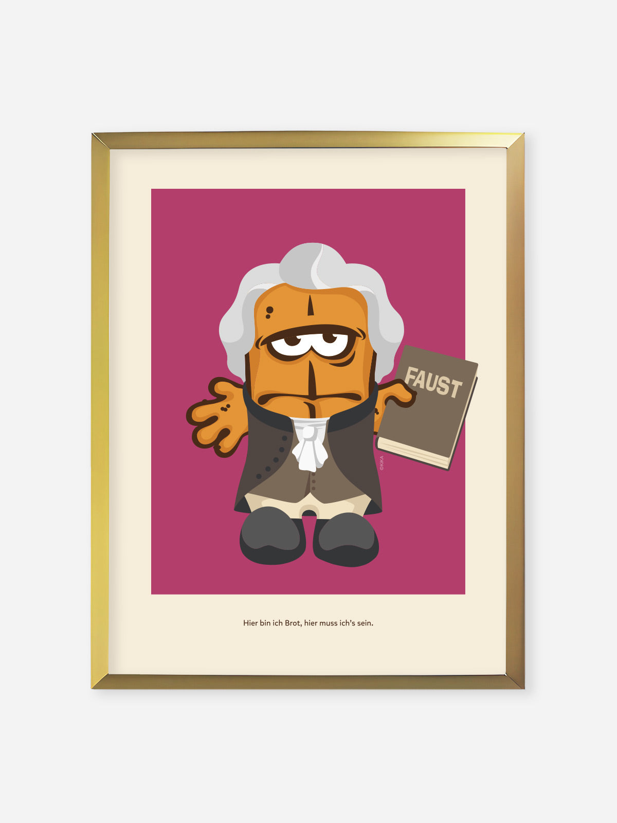 bernd-das-brot-kunstplakat-goethe