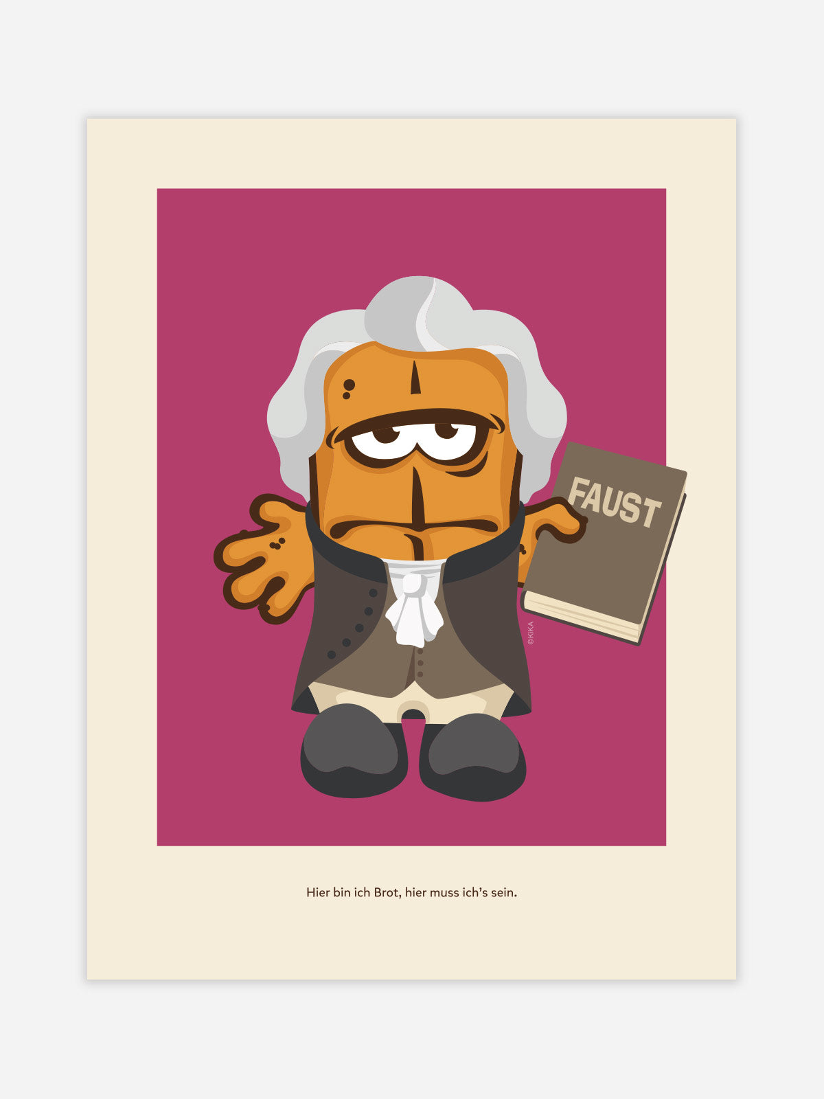 bernd-das-brot-kunstplakat-goethe