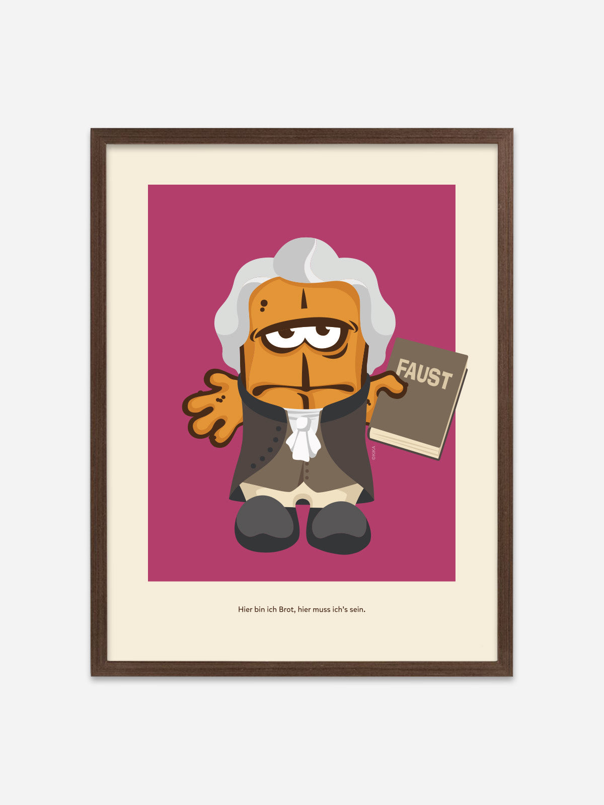 bernd-das-brot-kunstplakat-goethe