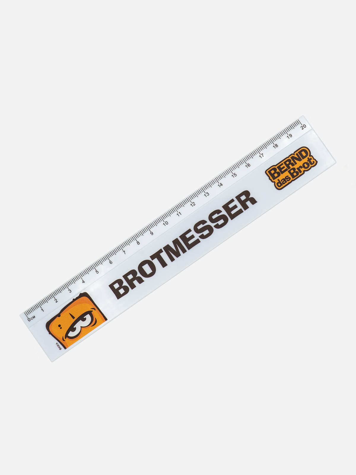 Bernd das Brot Lineal 20cm Brotmesser