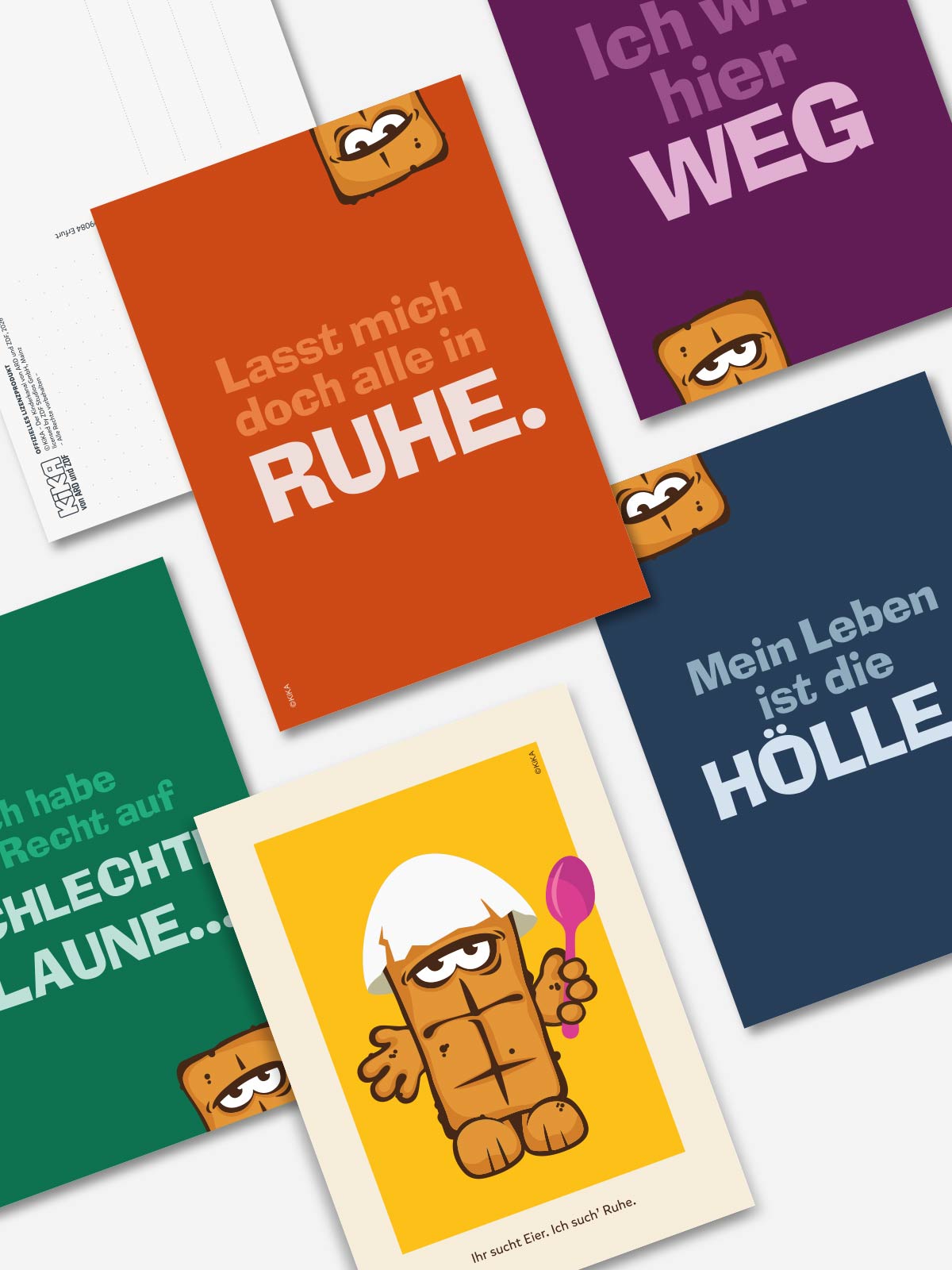 bernd-das-brot-postkarten-set-sprueche