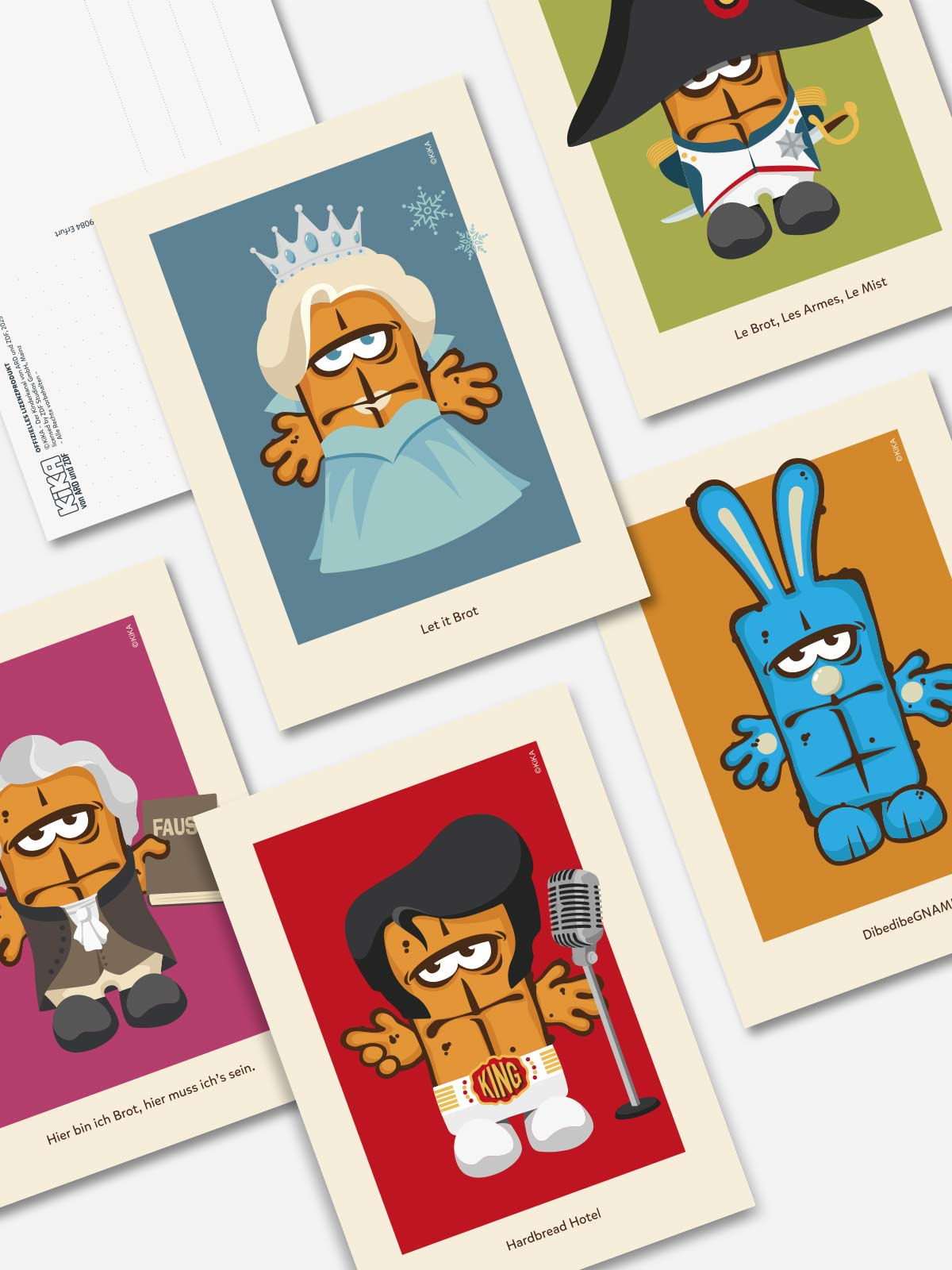 bernd-das-brot-postkarten-set