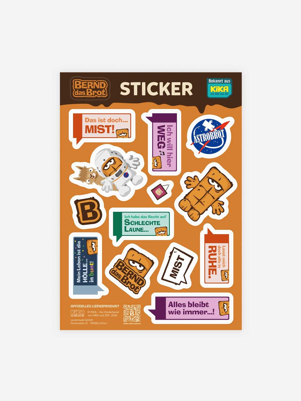 bernd-das-brot-sticker-aufkleber-set-1