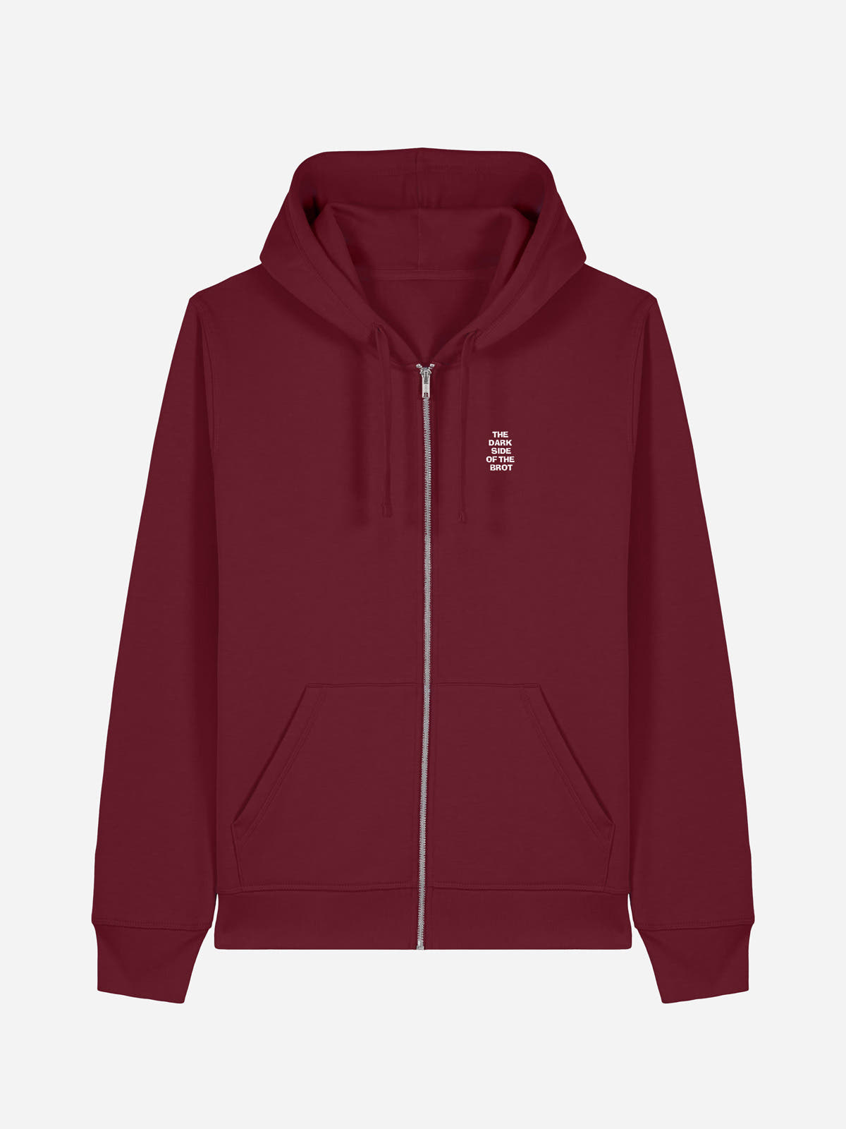 bernd-das-brot-sweatjacke-the-dark-side-of-the-brot-unisex-burgundy