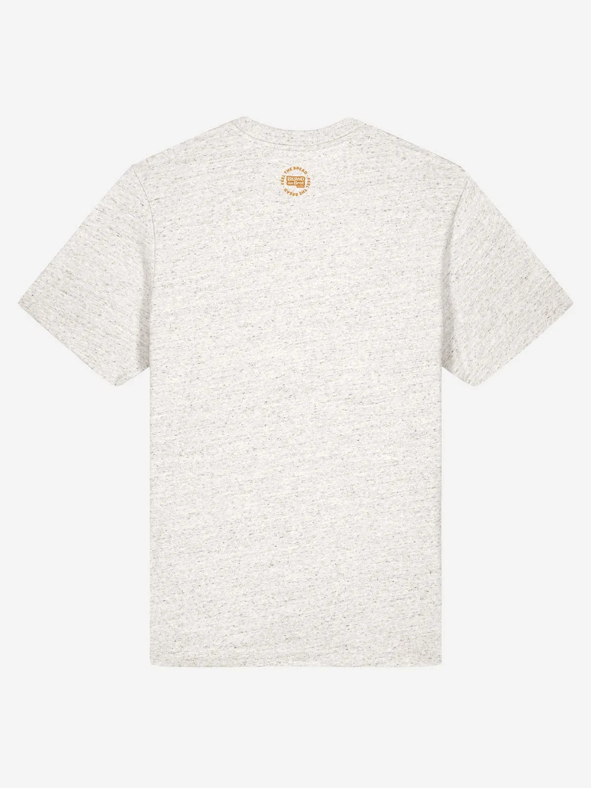 Bernd das Brot T-Shirt BREAD VIBES ONLY unisex, Ansicht hinten mit Nacken-Print