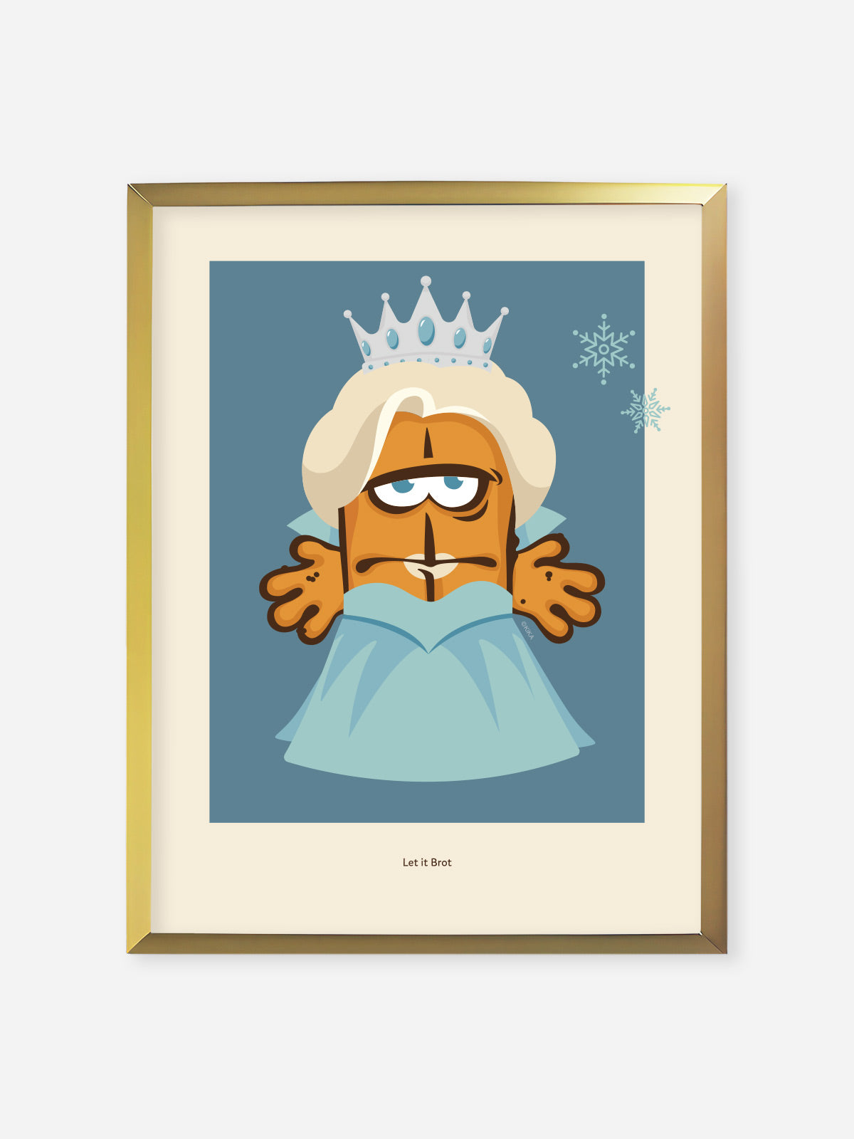 bernd-das-brot-wandposter-schneekoenigin