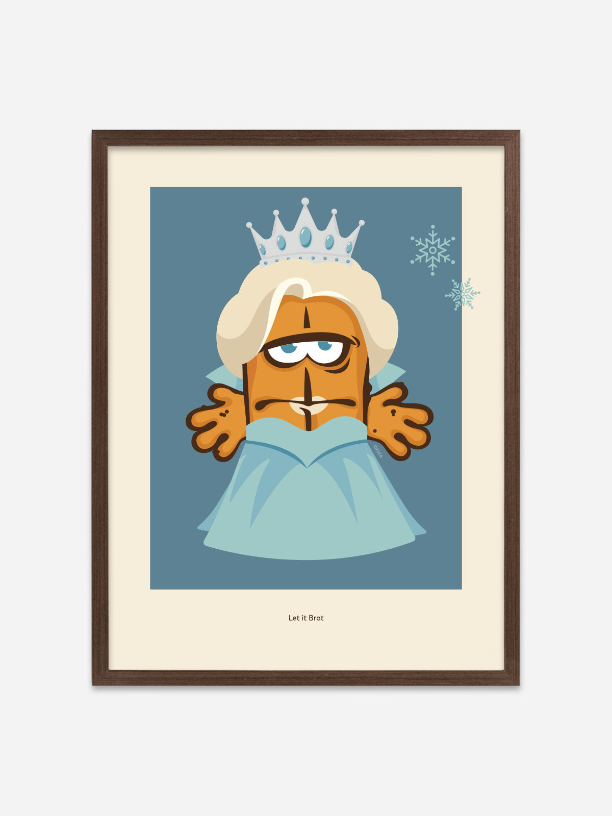 bernd-das-brot-wandposter-schneekoenigin