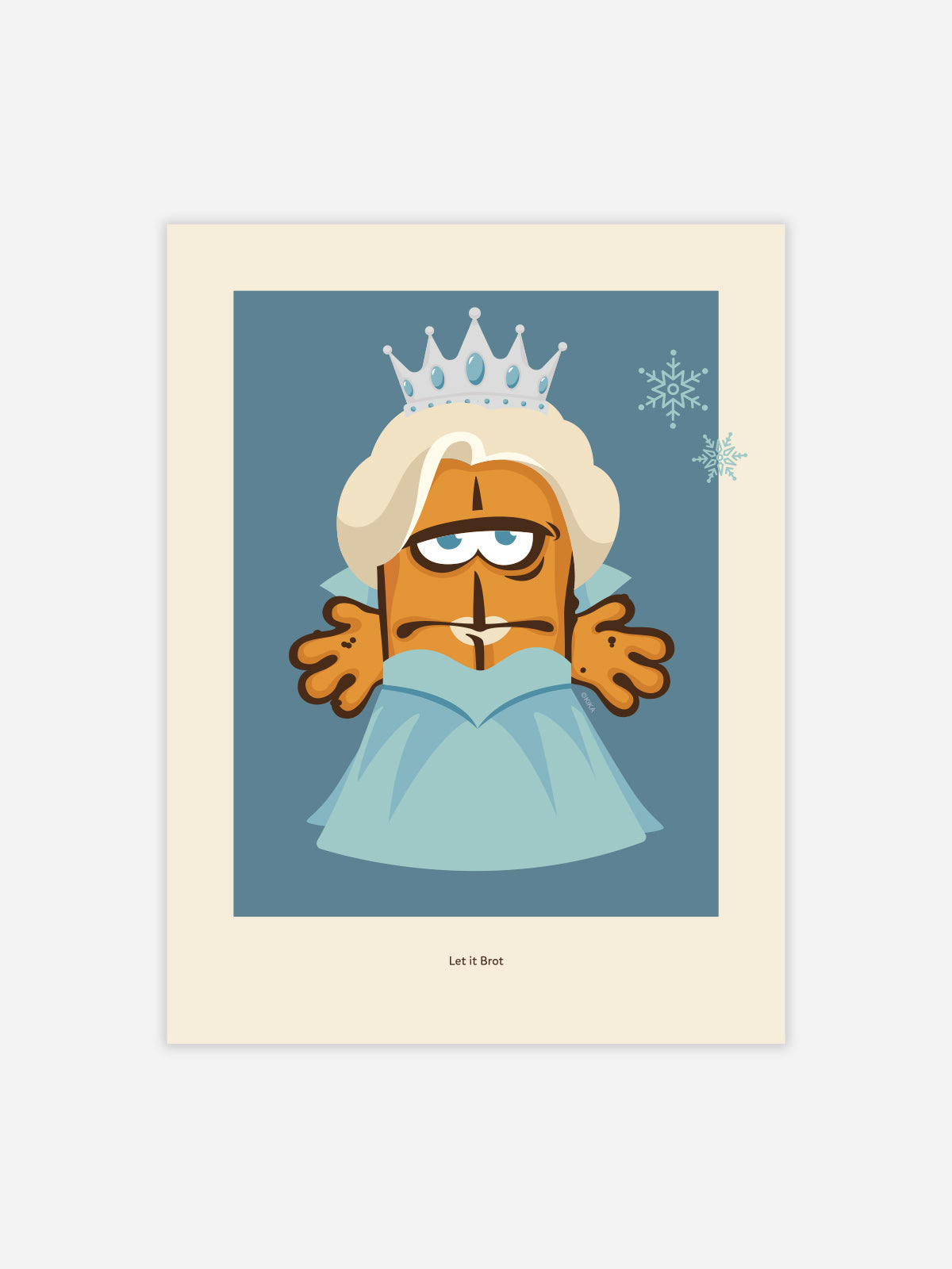 bernd-das-brot-wandposter-schneekoenigin