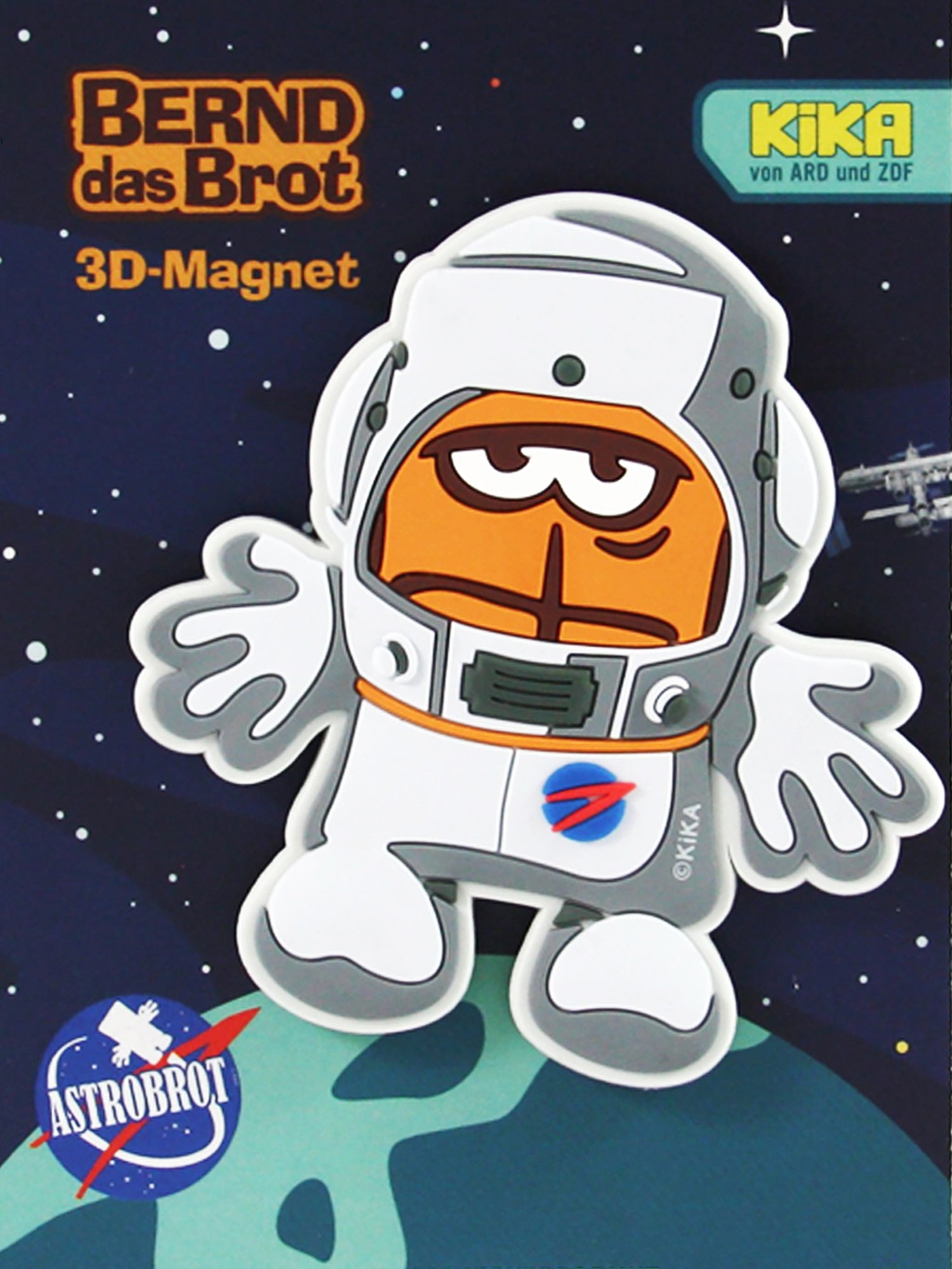 Bernd das Brot 3D Magnet Astrobrot