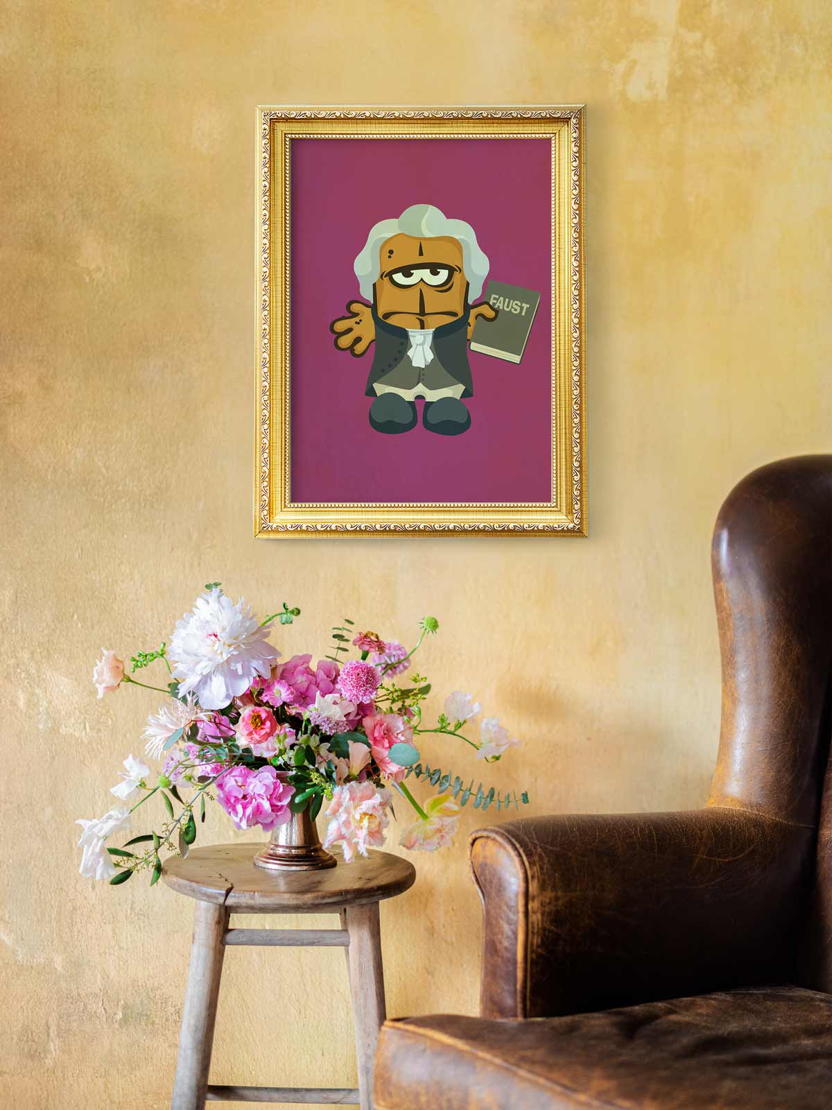 Bernd das Brot Kunstplakat Goethe