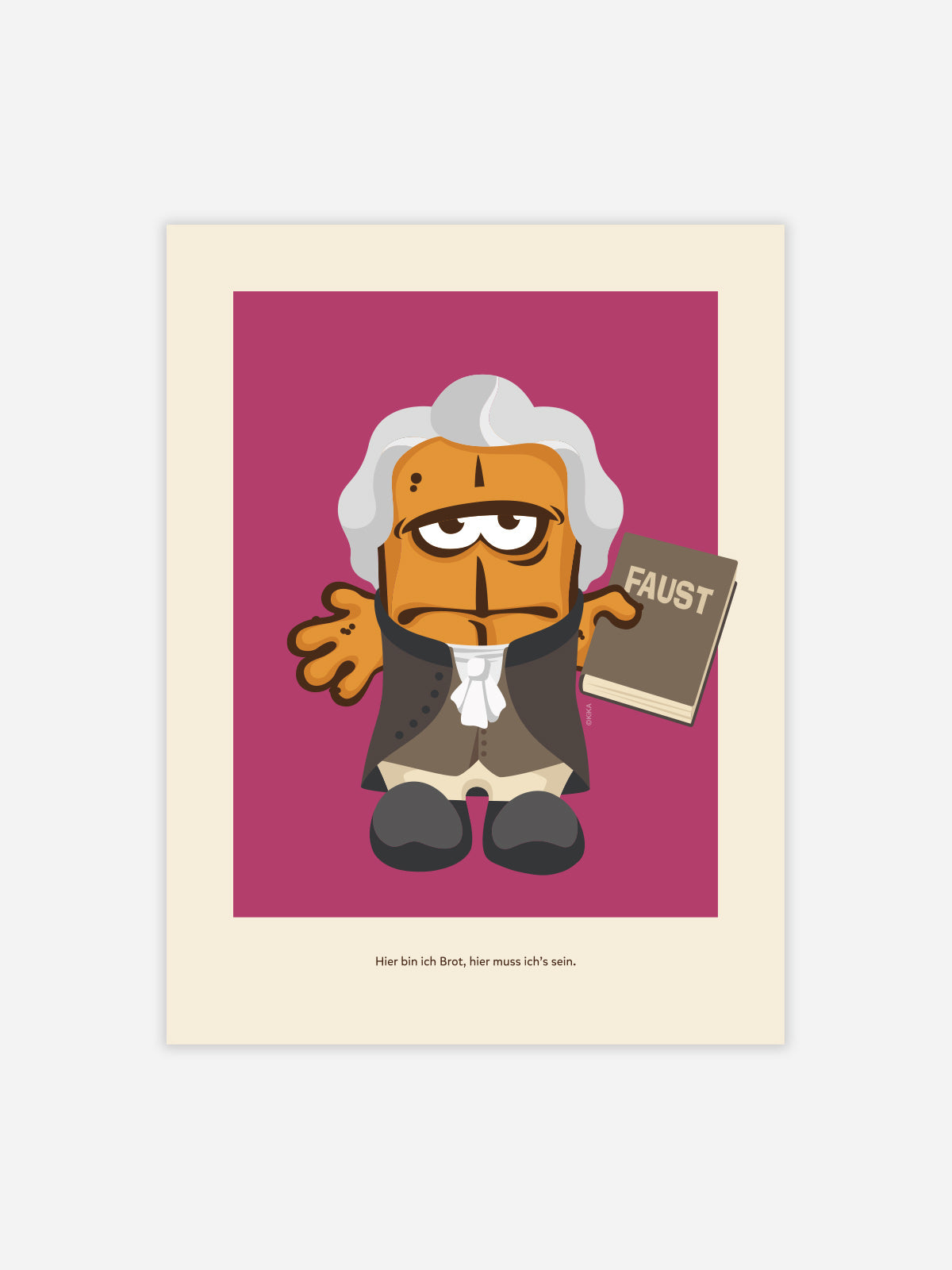 bernd-das-brot-kunstplakat-goethe