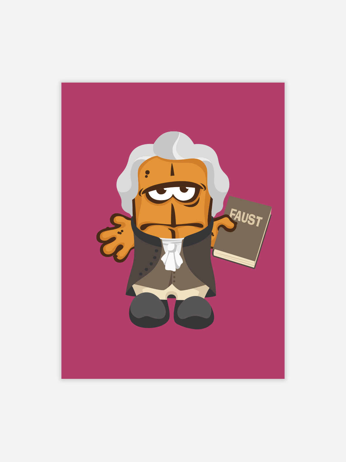 Bernd das Brot Kunstplakat Goethe