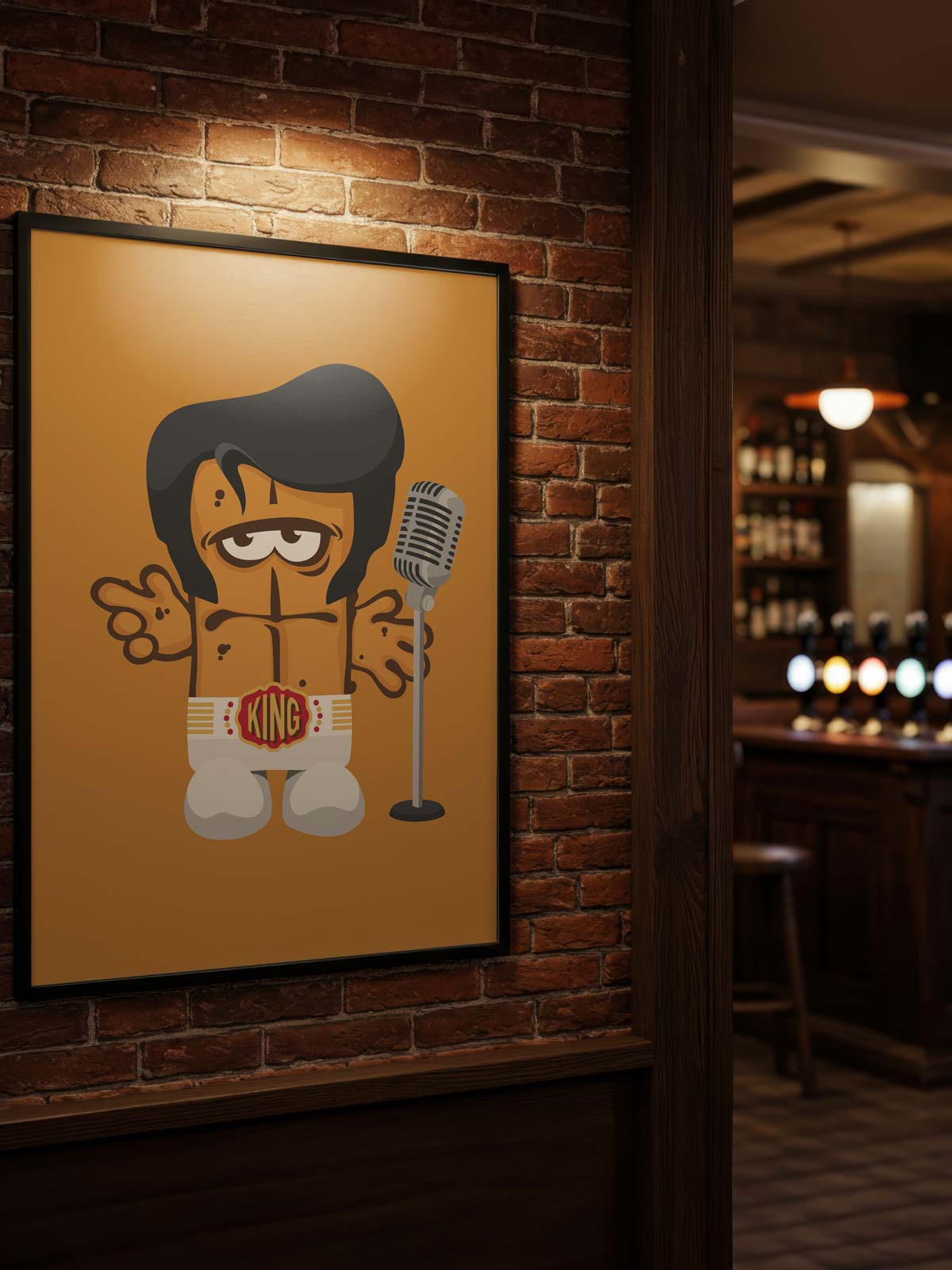 Bernd das Brot Plakat zum Aufhängen Elvis Presley
