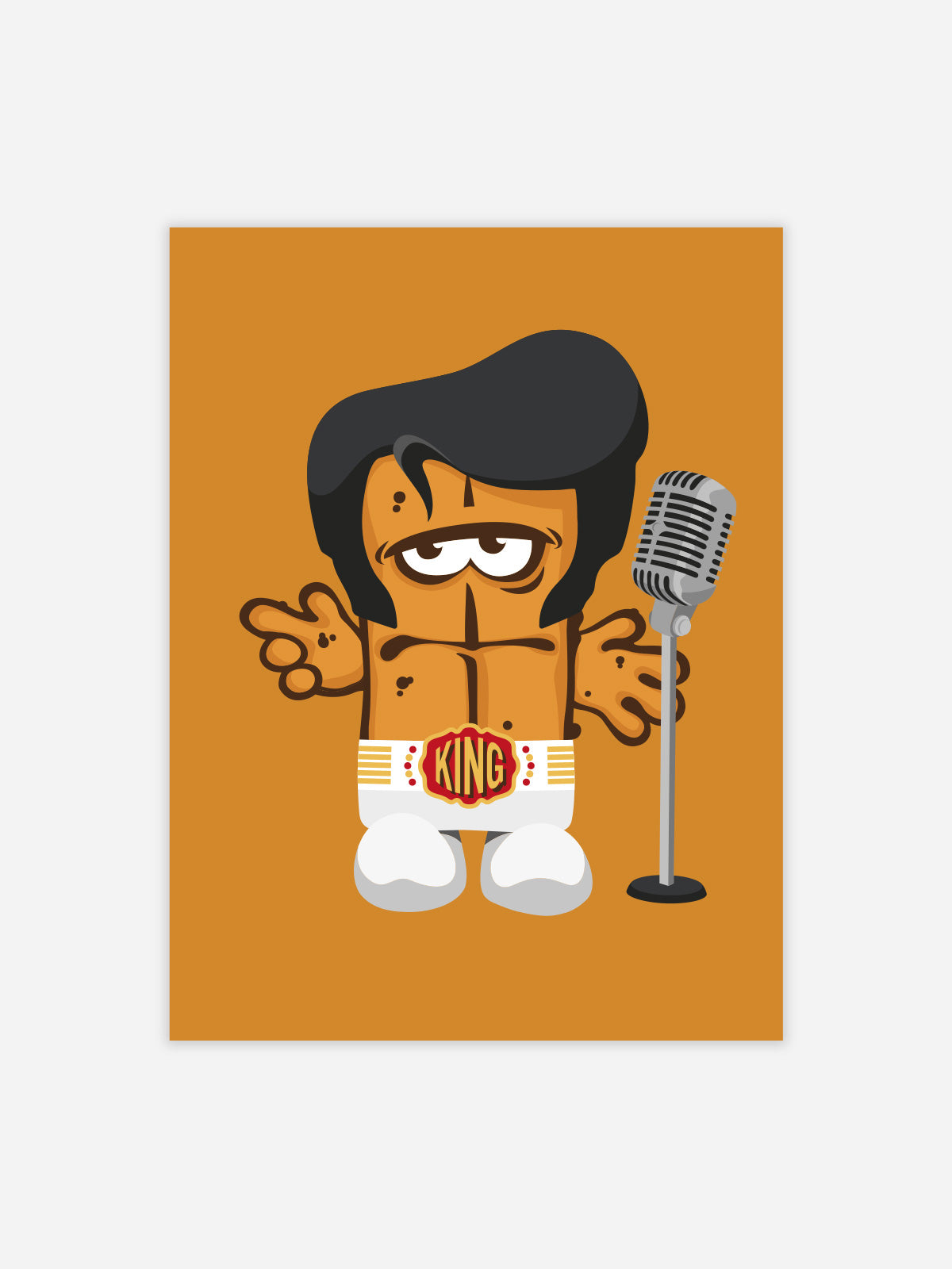 Bernd das Brot Plakat zum Aufhängen Elvis Presley