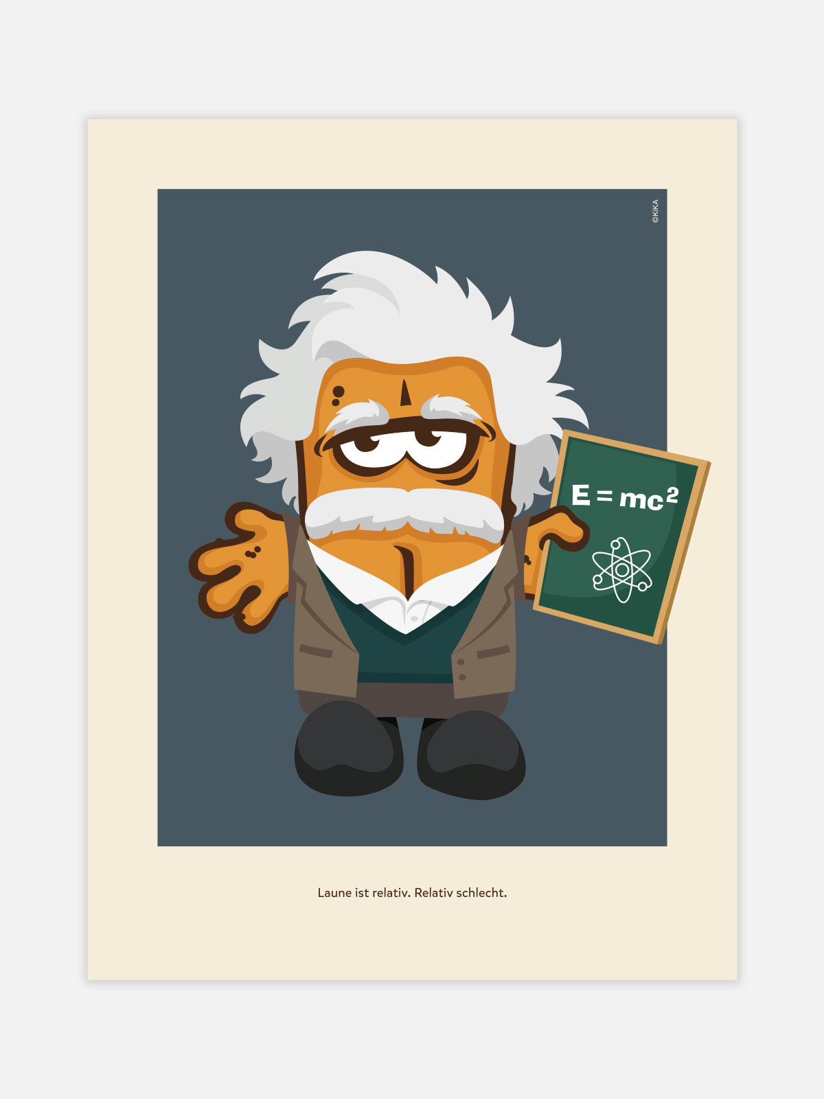 Bernd das Brot Poster Albert Einstein