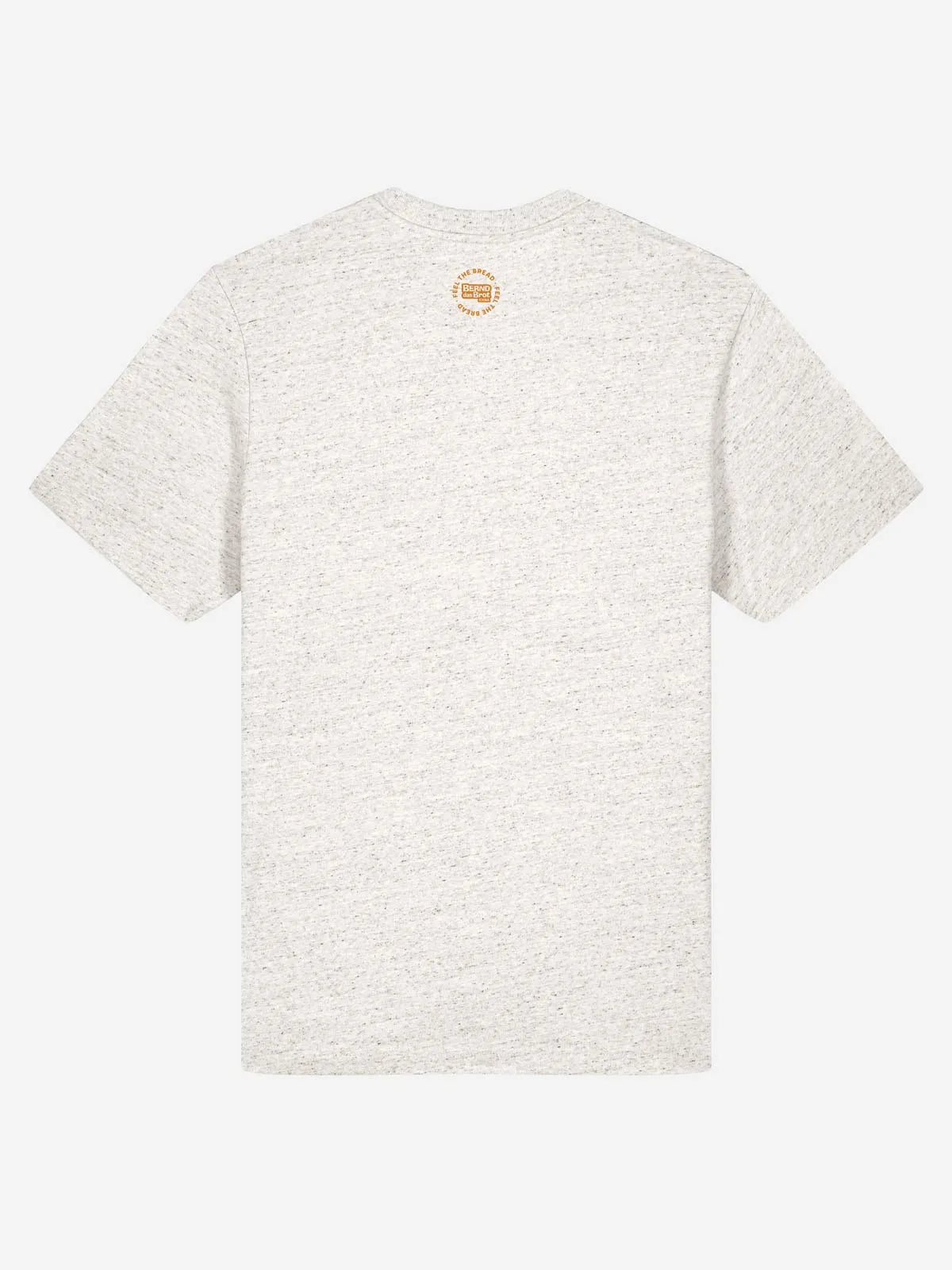 Bernd das Brot T-Shirt BREAD VIBES ONLY unisex, Ansicht hinten mit Nacken-Print