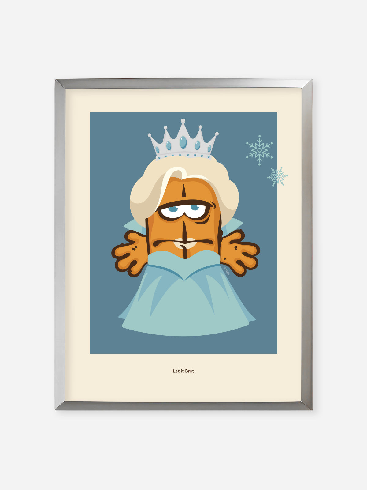 bernd-das-brot-wandposter-schneekoenigin