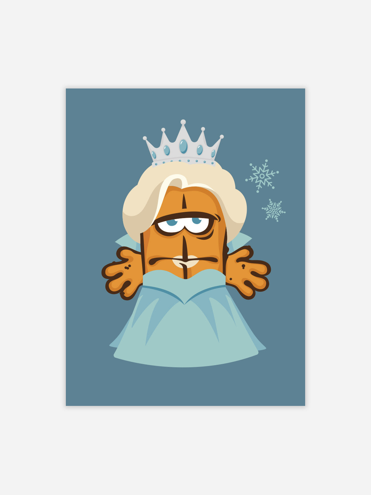 Bernd das Brot Wandposter Schneekönigin