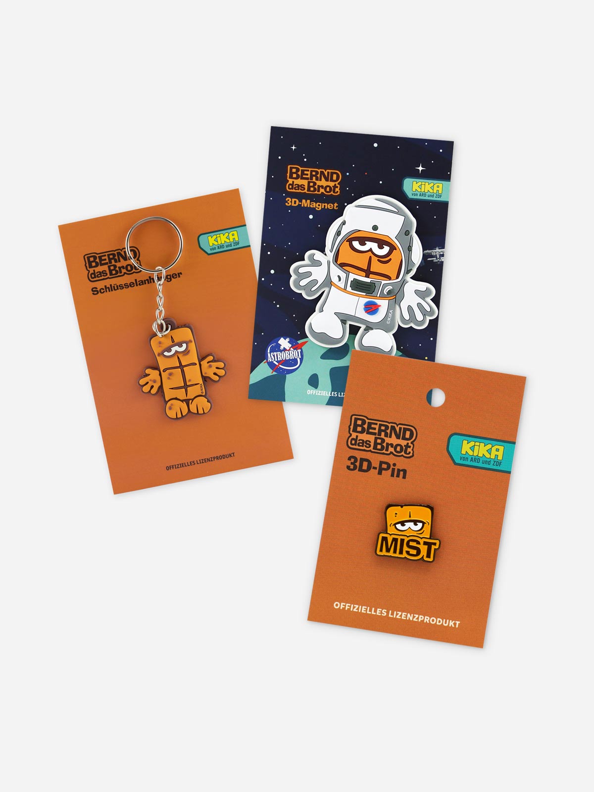 Bernd das Brot Fan-Set Mini