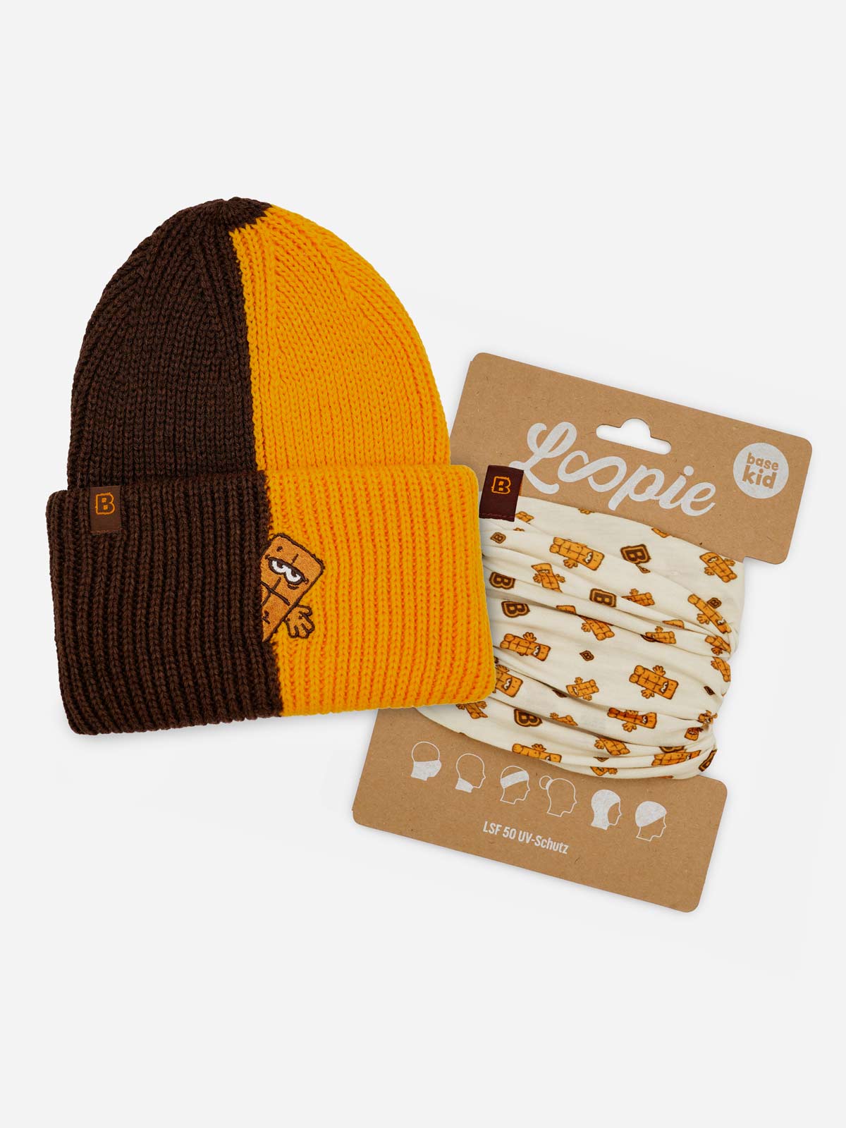 Bernd das Brot Winter-Set Mütze + Schal Loop