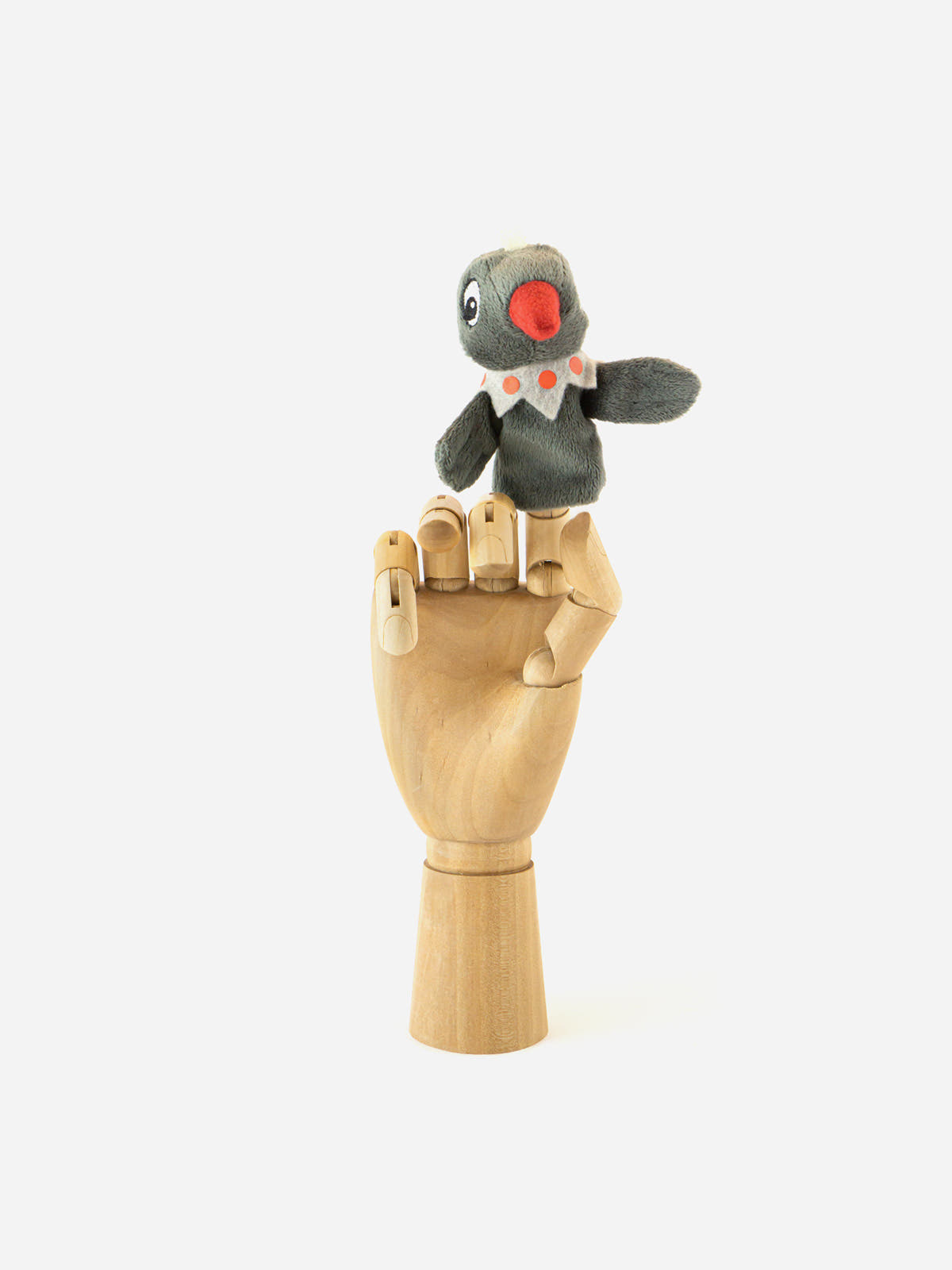 Frau Elster Fingerpuppe
