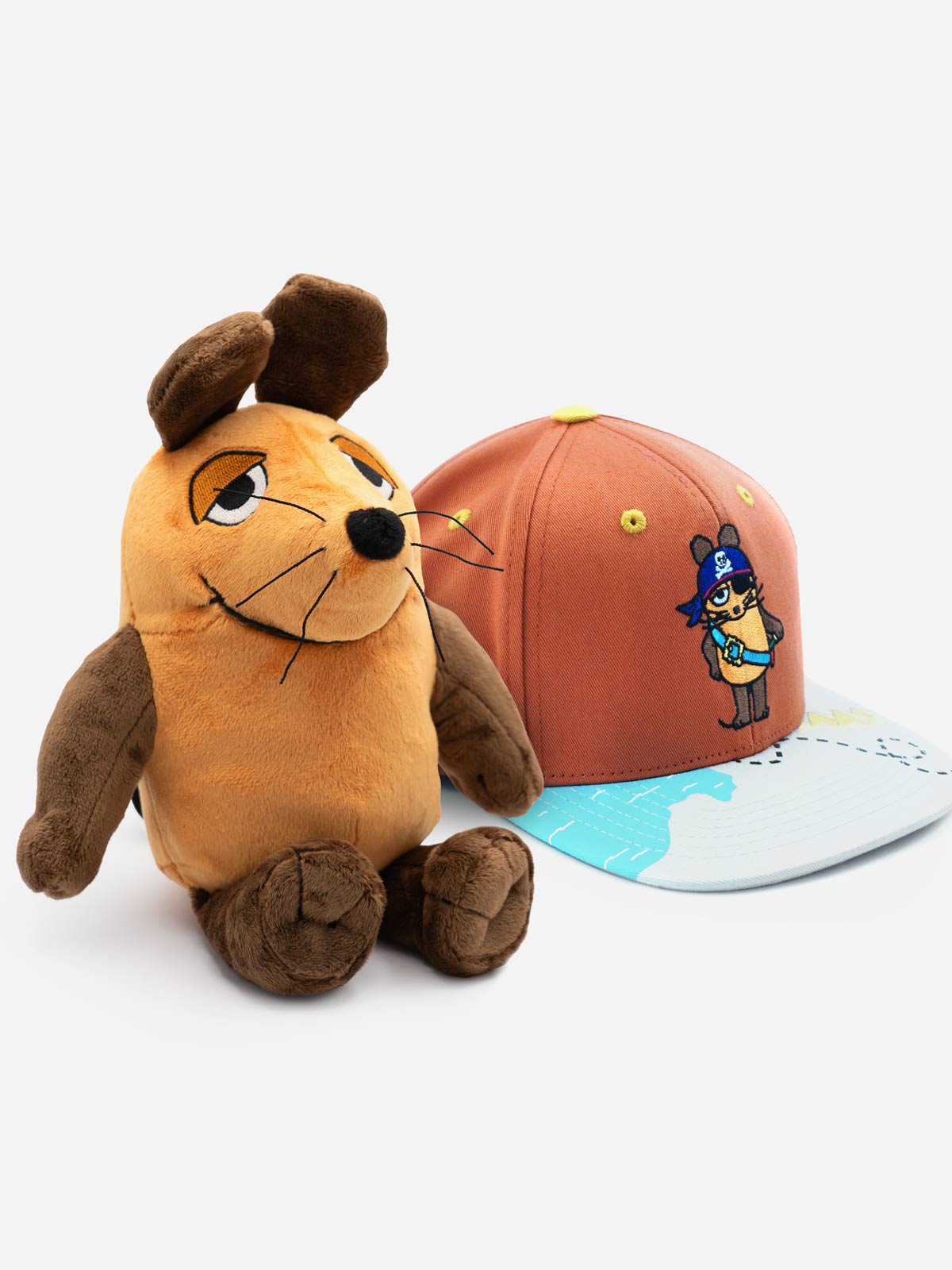 Die Maus Geschenk-Set KIDS – Cap & Kuscheltier