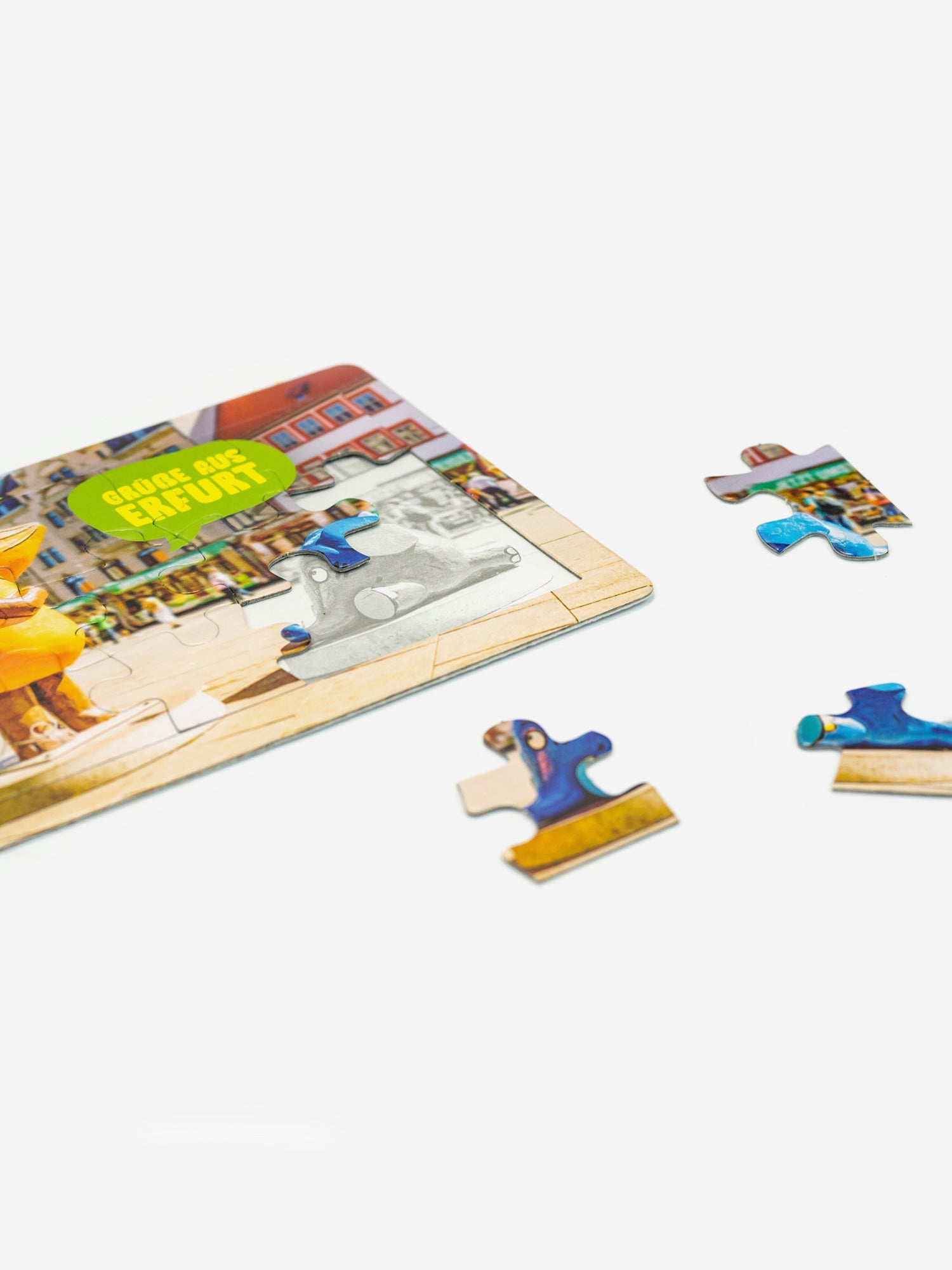 Maus und Elefant Puzzlepostkarte