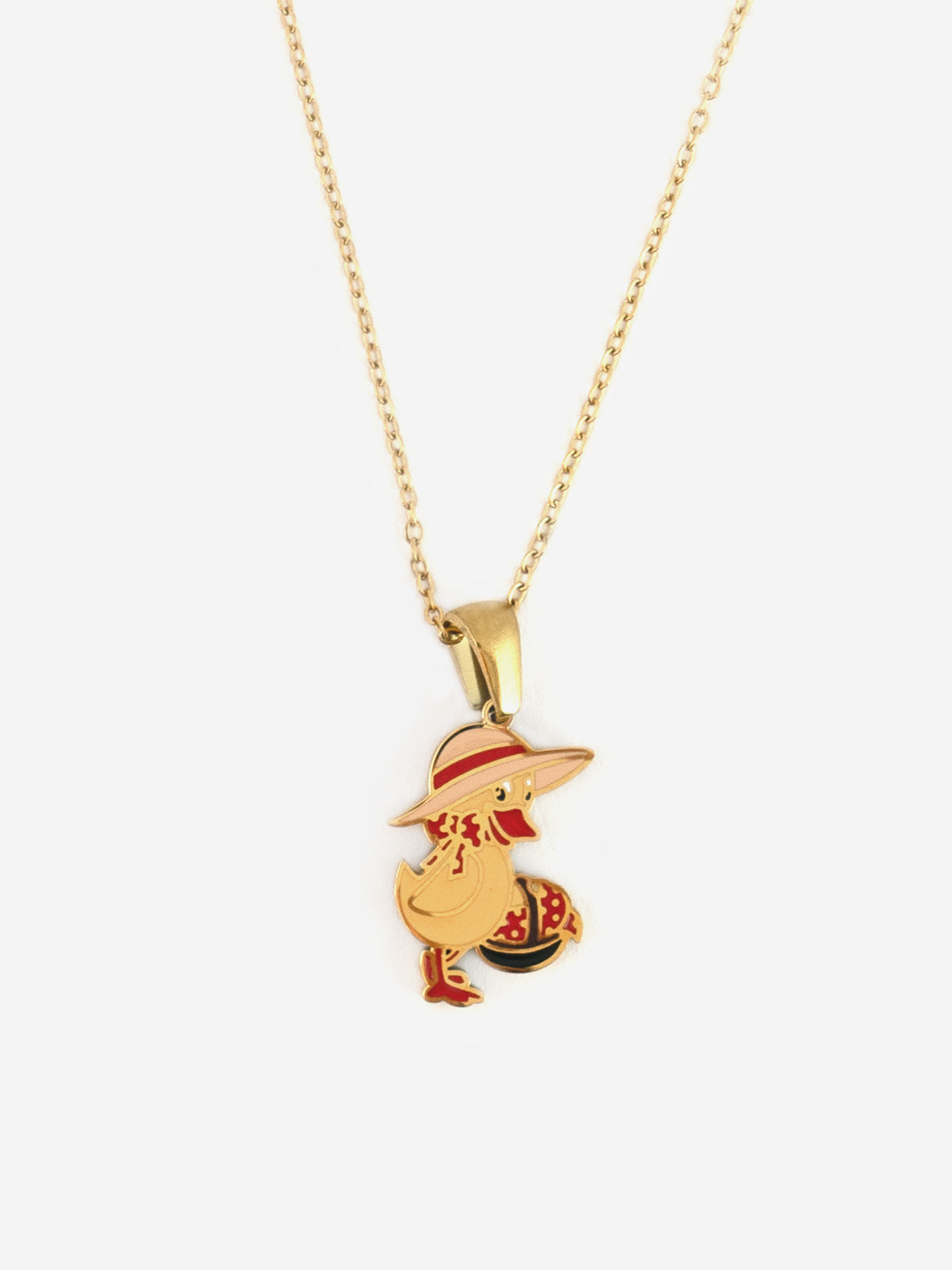 Schnatterinchen Schmuck aus Edelstahl Ohrringe & Halskette